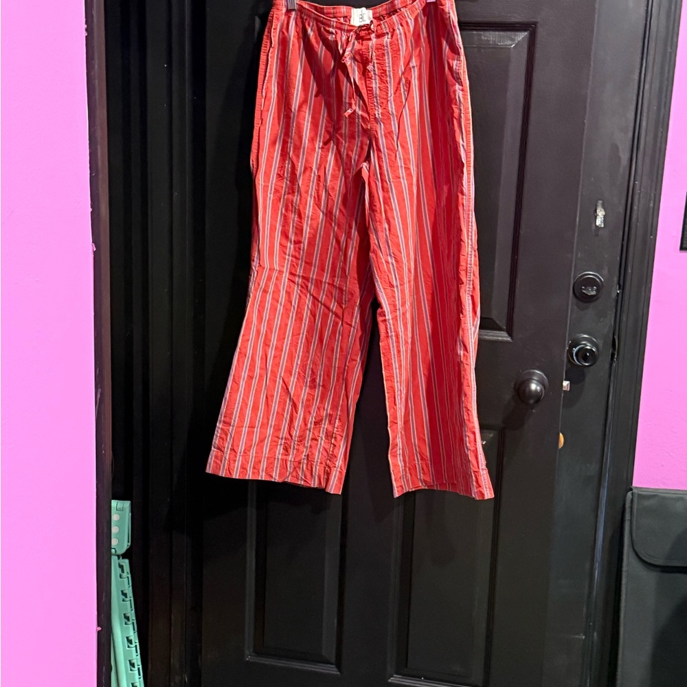 BDG Red and Purple Striped Pants